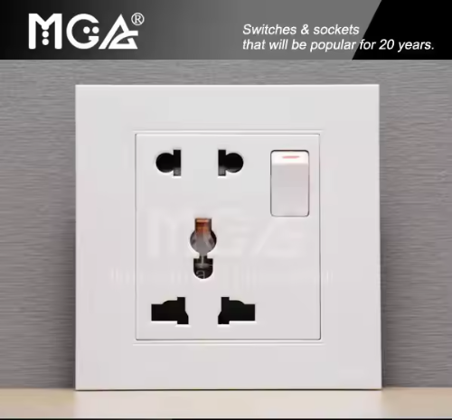 13A multi socket wall sockets / electric switch and socket / universal socket